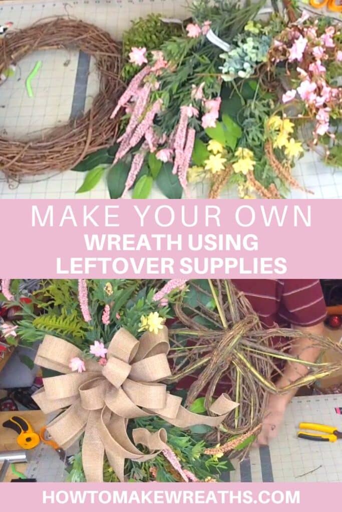 How To Use Your Extra Supplies For Wreaths (No More Waste!)